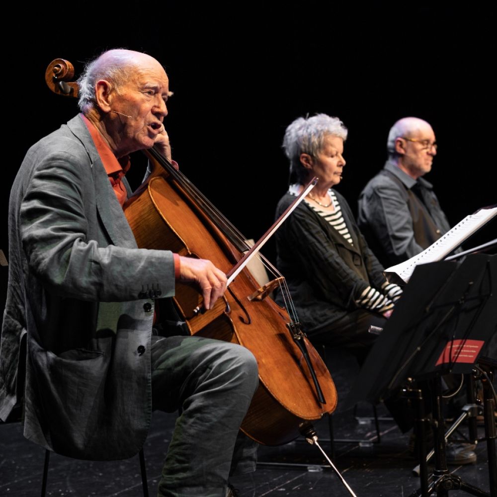 Franz Hohler und Silvia Jost am Hüsch-Abend Premiere am 30.4.25