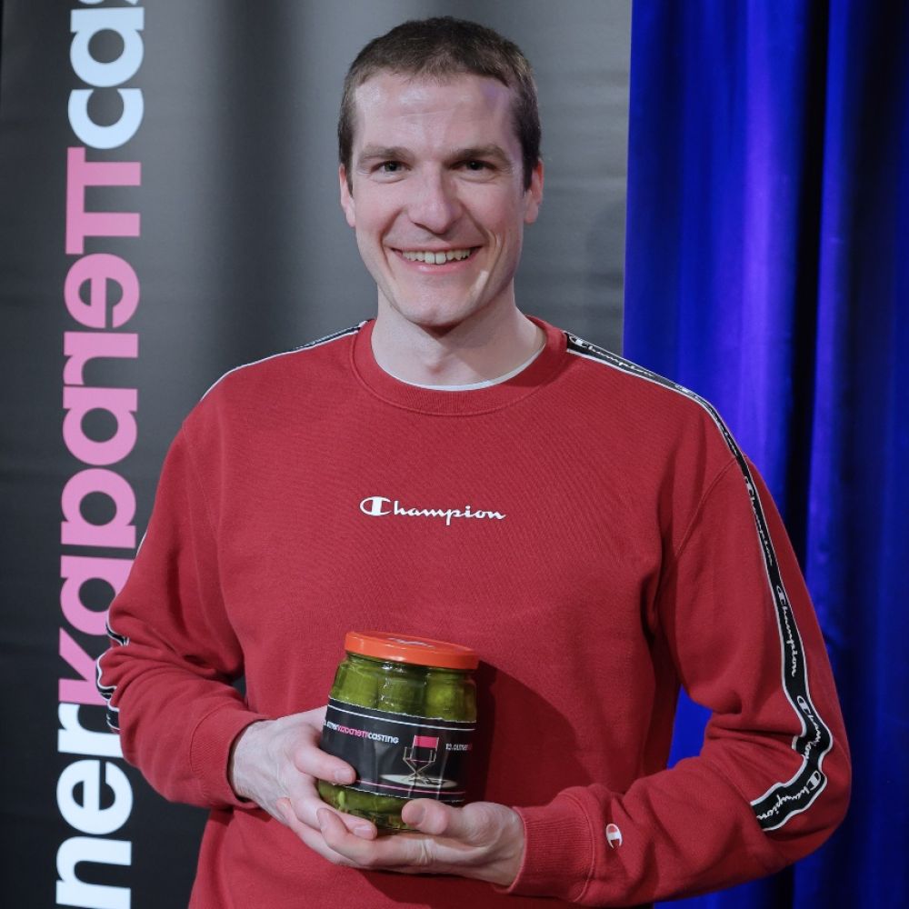 Samuel Kilian, Sieger des 2. Kabarett-Casting am 18.3.25 in Olten